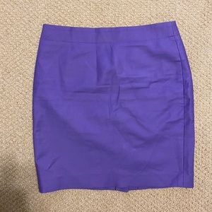 J. Crew Purple No. 2 Pencil Skirt Size 6